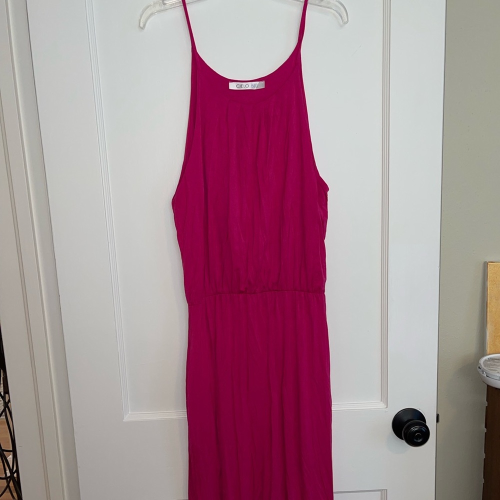 Hot Pink Maxi Dress